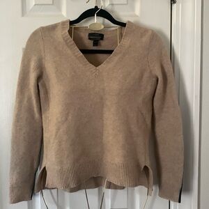 J. Crew Tan Cashmere/Wool Blend Sweater Size S